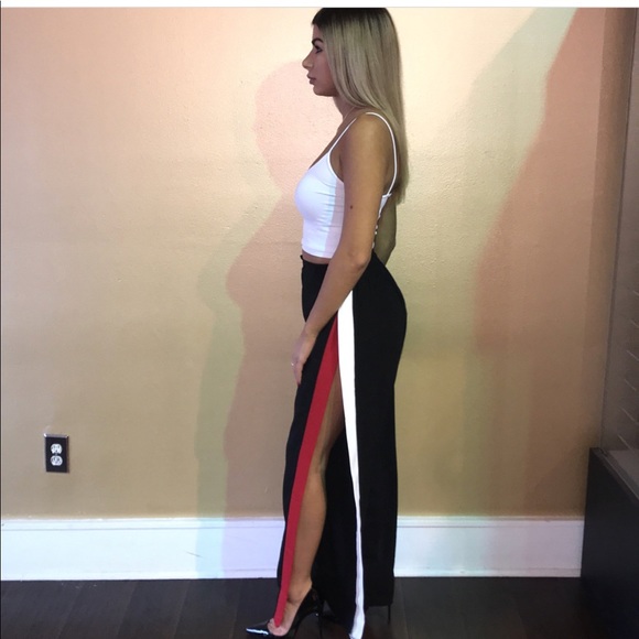 Pants - Black Track Pants Trousers